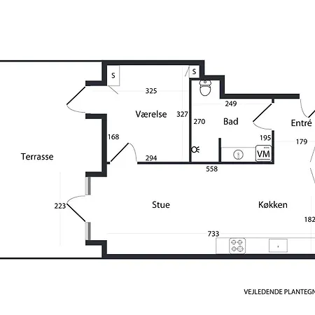 Appartement Fantastisk Bolig Midt I C